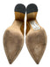 Paris Texas Shoe Size 37 Golden Beige Croc embossed Pointed Toe Shine Boots Golden Beige / 37