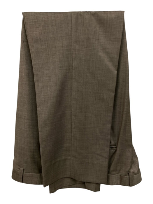 Hickey Freeman Gray Wool 2 Button Men's Suit Gray / Est L