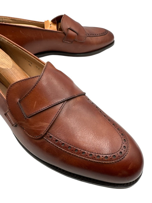 New & Lingwood Shoe Size 9E Brown Leather Solid Loafer Men's Shoes Brown / 9E