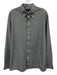 Peter Millar Size L White & Green Polyester Plaid Button Down Long Sleeve Shirt White & Green / L