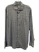 Peter Millar Size L Blue, White & Purple Cotton Blend Plaid Long Sleeve Shirt Blue, White & Purple / L
