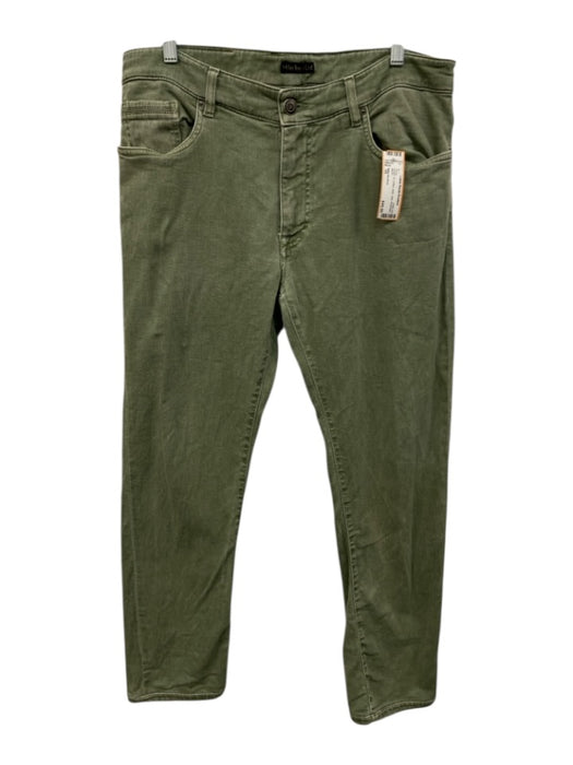 Miller Brothers Size 35 Green Cotton Solid Jean Men's Pants Green / 35