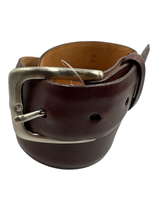 W Kleinberg AS IS Brown Leather Men's Belt Brown