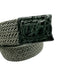 W Kleinberg Green & White Men's Belt Green & White