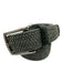 W Kleinberg Green & White Men's Belt Green & White