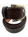 Martin Dingman AS IS Brown Leather Solid Men's Belt Brown