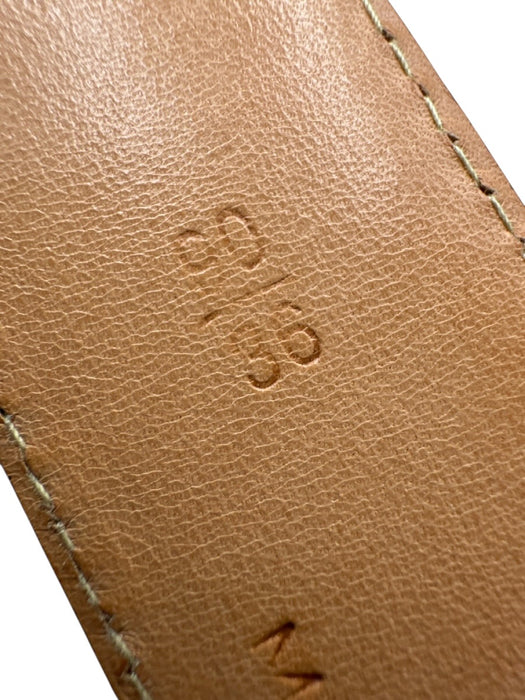 Martin Dingman Brown Leather Solid Men's Belt Brown