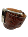 Martin Dingman Brown Leather Solid Men's Belt Brown