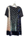 Kate Spade Size 14 Black & Multi Polyester Round Neck Short Sleeve Sequins Dress Black & Multi / 14