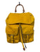 Tory Burch Mustard Yellow Nylon Magnetic  Flap Front Pockets Backpack Bag Mustard Yellow / M