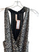 Tory Burch Size XL Ivory & Black V Neck Cross Over Back Zip Sleeveless Jumpsuit Ivory & Black / XL
