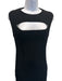Alexander McQueen Size XL Black Viscose & Polyamide Sleeveless Cutout Dress Black / XL