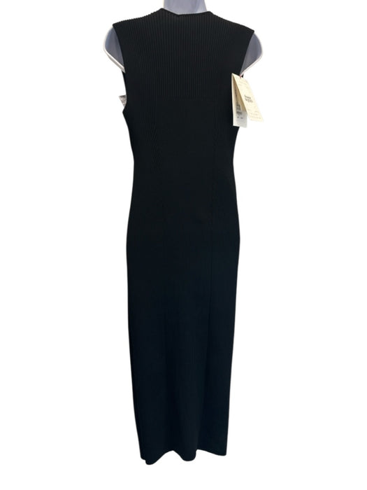 Alexander McQueen Size XL Black Viscose & Polyamide Sleeveless Cutout Dress Black / XL