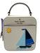 Kate Spade Cream & Multi Leather Saffiano Crossbody Bag Cream & Multi