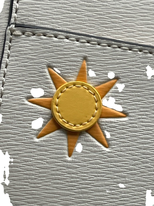 Kate Spade Cream & Multi Leather Saffiano Crossbody Bag Cream & Multi