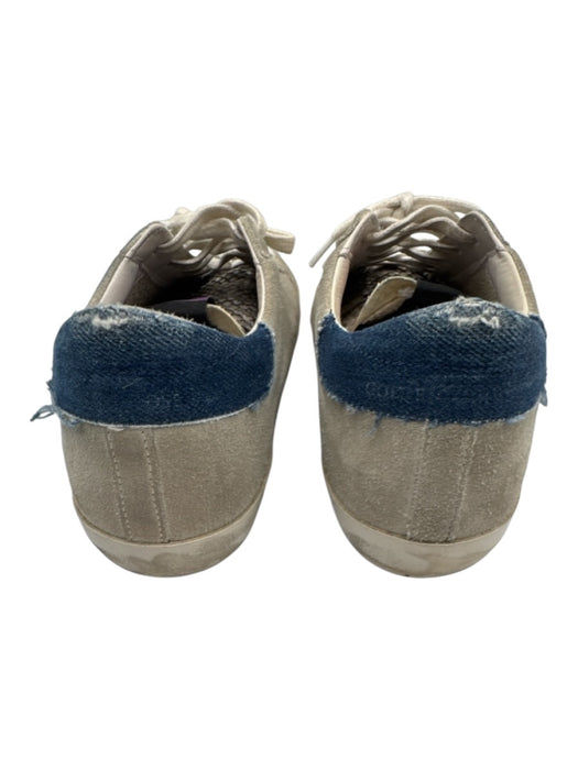 Golden Goose Shoe Size 39 Grey & Blue Leather Snakeskin Low Top Sneakers Grey & Blue / 39