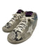 Golden Goose Shoe Size 39 Grey & Blue Leather Snakeskin Low Top Sneakers Grey & Blue / 39
