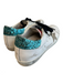Golden Goose Shoe Size 39 White & Aqua Leather Low Top Lace Up Round Toe Shoes White & Aqua / 39