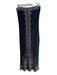 Farm Rio Size Medium Black & Multi Cotton Side Zip Decorative Trim Maxi Dress Black & Multi / Medium