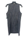 J Crew Size 6 Blue Black Beige Polyester Tweed Sleeveless Round Neck Dress Blue Black Beige / 6