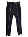 A.L.C. Size 4 Black Cotton Front Pocket Zipper Detail Zip Fly mid rise Pants Black / 4