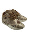 Esse Ut Esse Shoe Size 37 Taupe & White Leather Snakeskin Embossed Sneakers Taupe & White / 37