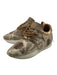 Esse Ut Esse Shoe Size 37 Taupe & White Leather Snakeskin Embossed Sneakers Taupe & White / 37
