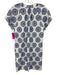 Willa Story Size Small Blue & White Cotton Short Sleeve Eyelet Embroidered Dress Blue & White / Small
