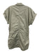 Pistola Size Medium Sage green Cotton Blend Short Sleeve Zucca Cuff Sleeve Dress Sage green / Medium