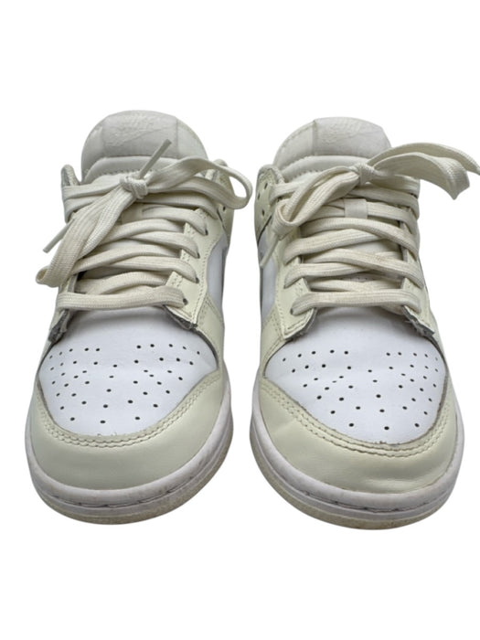 Nike Shoe Size 7 White & yellow Synthetic Lace Up Round Toe Shoes White & yellow / 7