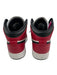 Nike Shoe Size 5 Black, Red & White Synthetic Lace Up Round Toe High Top Shoes Black, Red & White / 5