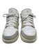 Nike Shoe Size 5.5 White & Gray Synthetic Lace Up Round Toe Shoes White & Gray / 5.5