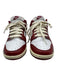 Nike Shoe Size 7 White & Red Synthetic Lace Up Round Toe Shoes White & Red / 7