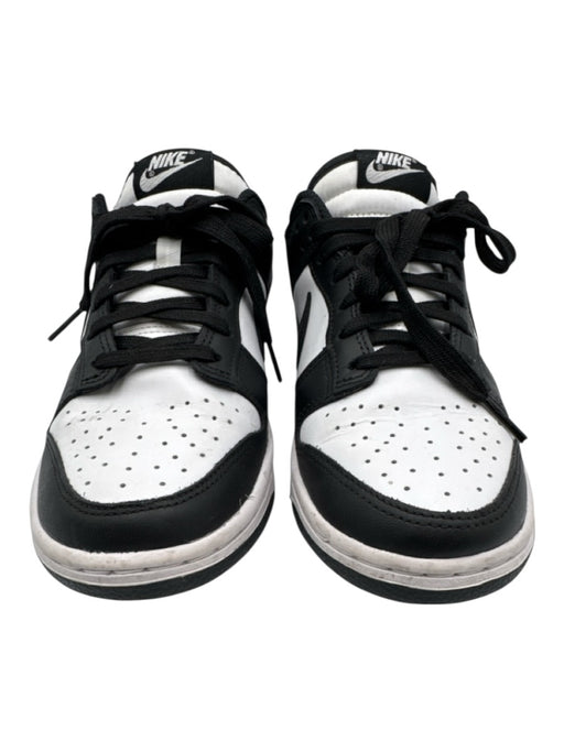 Nike Shoe Size 7 Black & White Synthetic Lace Up Round Toe Shoes Black & White / 7