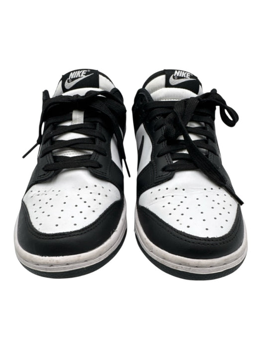 Nike Shoe Size 7 Black & White Synthetic Lace Up Round Toe Shoes Black & White / 7