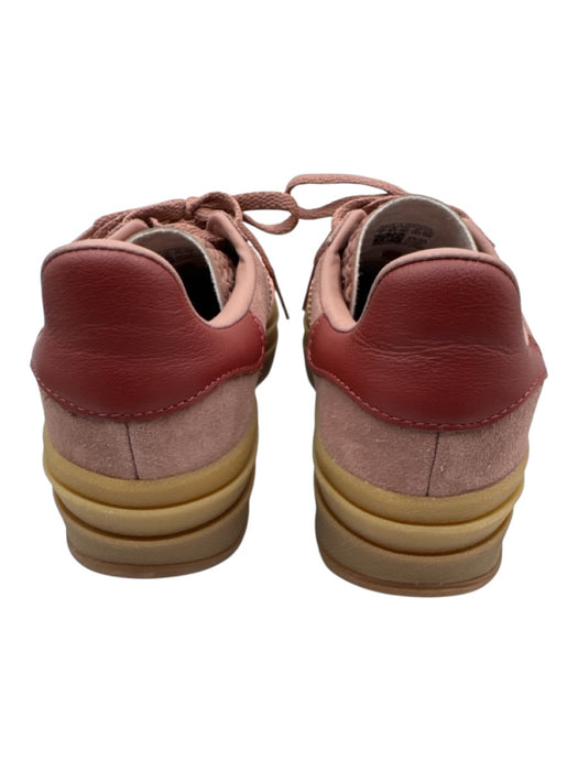 Adidas Shoe Size 7 Mauve & Pink Suede Lace Up Platform Shoes Mauve & Pink / 7