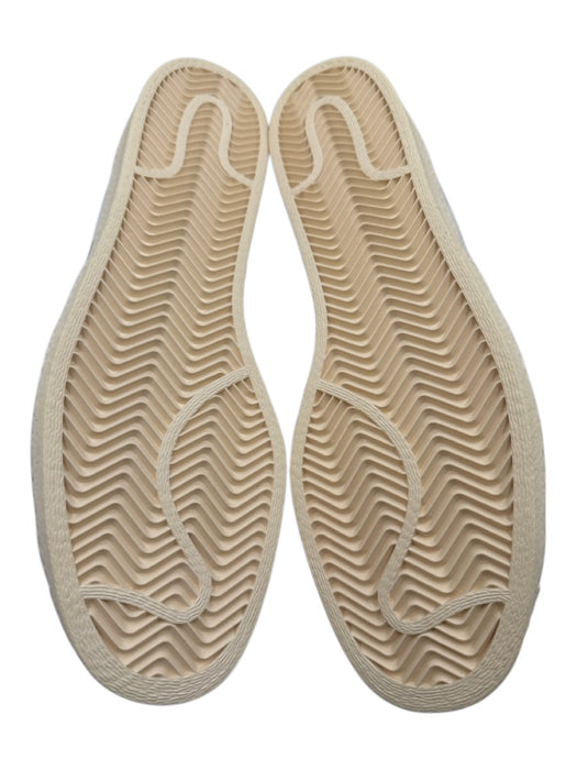 Adidas Shoe Size 12 Made in Italy White & Beige Leather Solid Sneaker Shoes White & Beige / 12