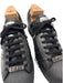 Adidas Shoe Size 12 Made in Italy Black Leather Solid Sneaker Men's Shoes Black / 12