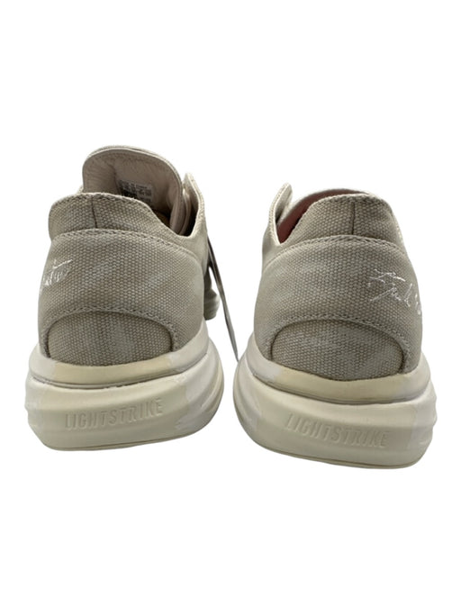 Adidas Shoe Size 12 New Beige & White Canvas Distressed Sneaker Men's Shoes Beige & White / 12