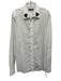 Dolce & Gabbana Size 16.5 White Cotton Solid Button Up Men's Long Sleeve Shirt White / 16.5