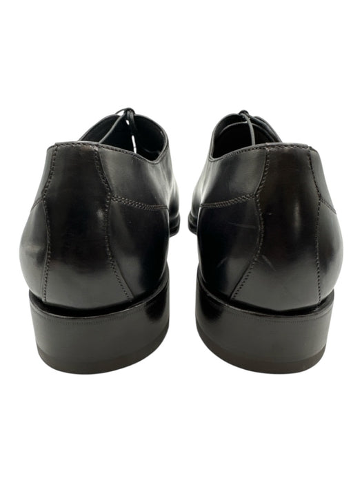 Hideoki Shoe Size 12 Like New Black Leather Solid Dress Men's Shoes Black / 12