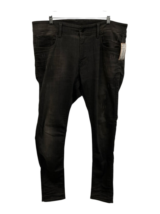 G Star Size 36 Gray Cotton Blend Solid Jean Skinny Men's Pants Gray / 36