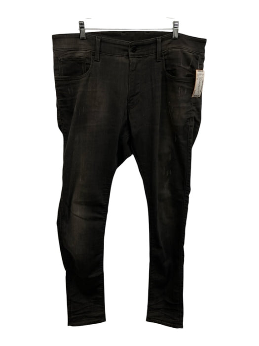 G Star Size 36 Gray Cotton Blend Solid Jean Skinny Men's Pants Gray / 36