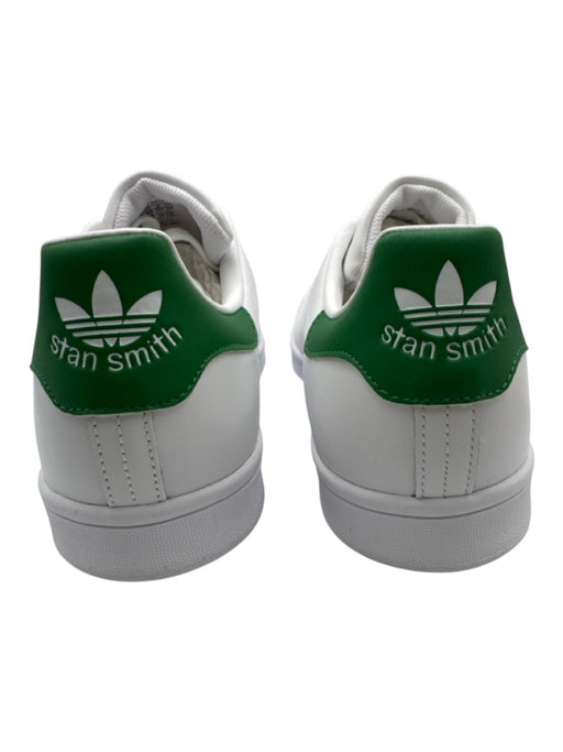 Adidas Shoe Size 11.5 NWT White & Green Leather Solid Sneaker Men's Shoes White & Green / 11.5