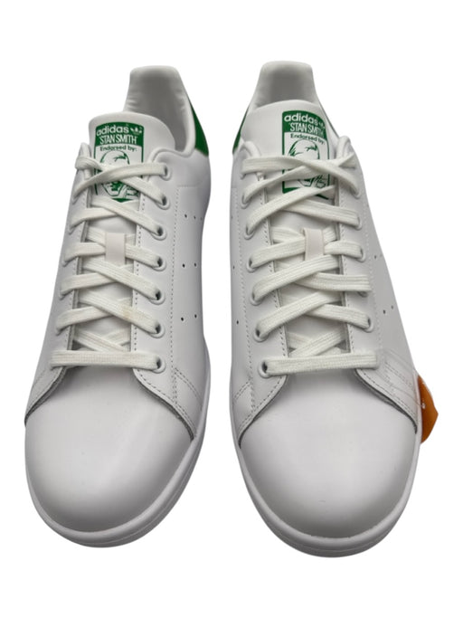 Adidas Shoe Size 11.5 NWT White & Green Leather Solid Sneaker Men's Shoes White & Green / 11.5