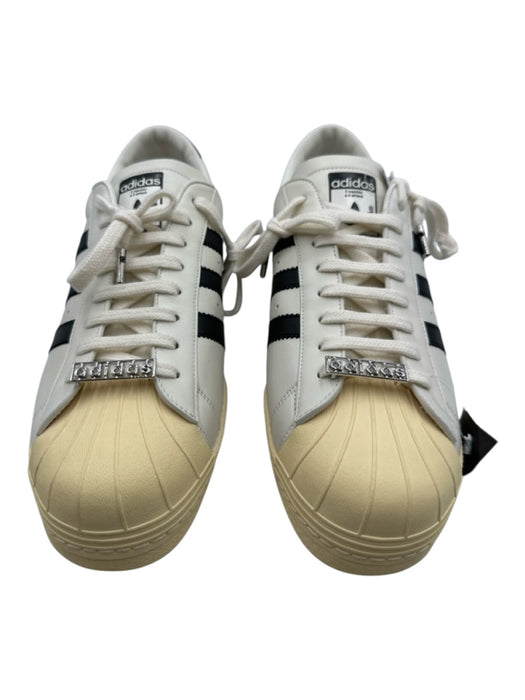 Adidas Shoe Size 12 New White Leather Solid Sneaker Men's Shoes White / 12