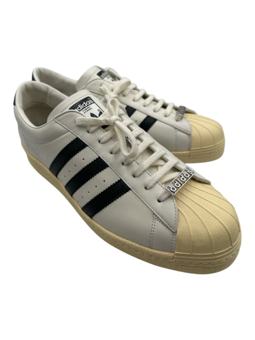 Adidas Shoe Size 12 New White Leather Solid Sneaker Men's Shoes White / 12