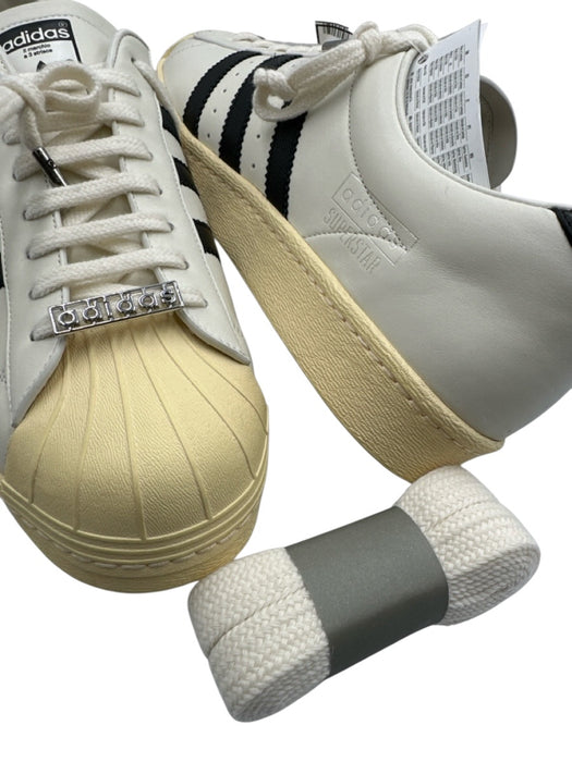 Adidas Shoe Size 12 New White Leather Solid Sneaker Men's Shoes White / 12