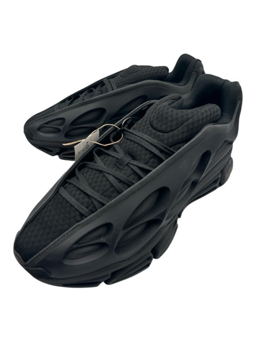 Adidas Shoe Size 12 New Black Synthetic Solid Sneaker Men's Shoes Black / 12