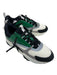 Dior Shoe Size 46 Like New Green & White Leather & Synthetic Two Tone Shoes 46